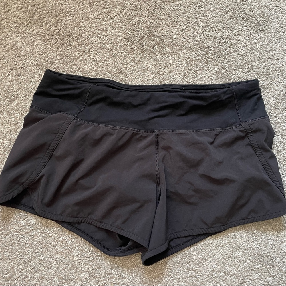 Lululemon speed up shorts. Size 8.